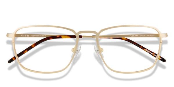 KITS Gleam - Gold, Titanium, Rectangle frame