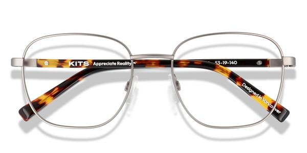 KITS Theo - Gunmetal / Dark Havana, Metal, D Frame frame