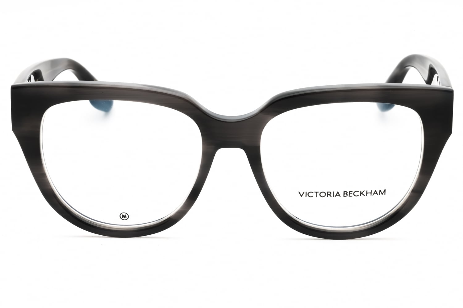 Victoria Beckham VB2674 - Striped Grey, Acetate, Round frame