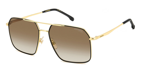 Carrera 333/S - 2m286 Blk Gold B, Stainless Steel, Aviator frame