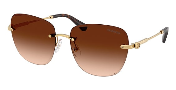 Swarovski SK7043 - Gold, Metal, Mixed Shapes frame