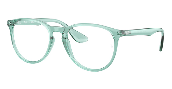 Ray-Ban RX7046 ERIKA - Transparent Green, Acetate, Oval frame