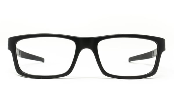 Oakley OX8026 Currency - Satin Black, Metal, Rectangle frame
