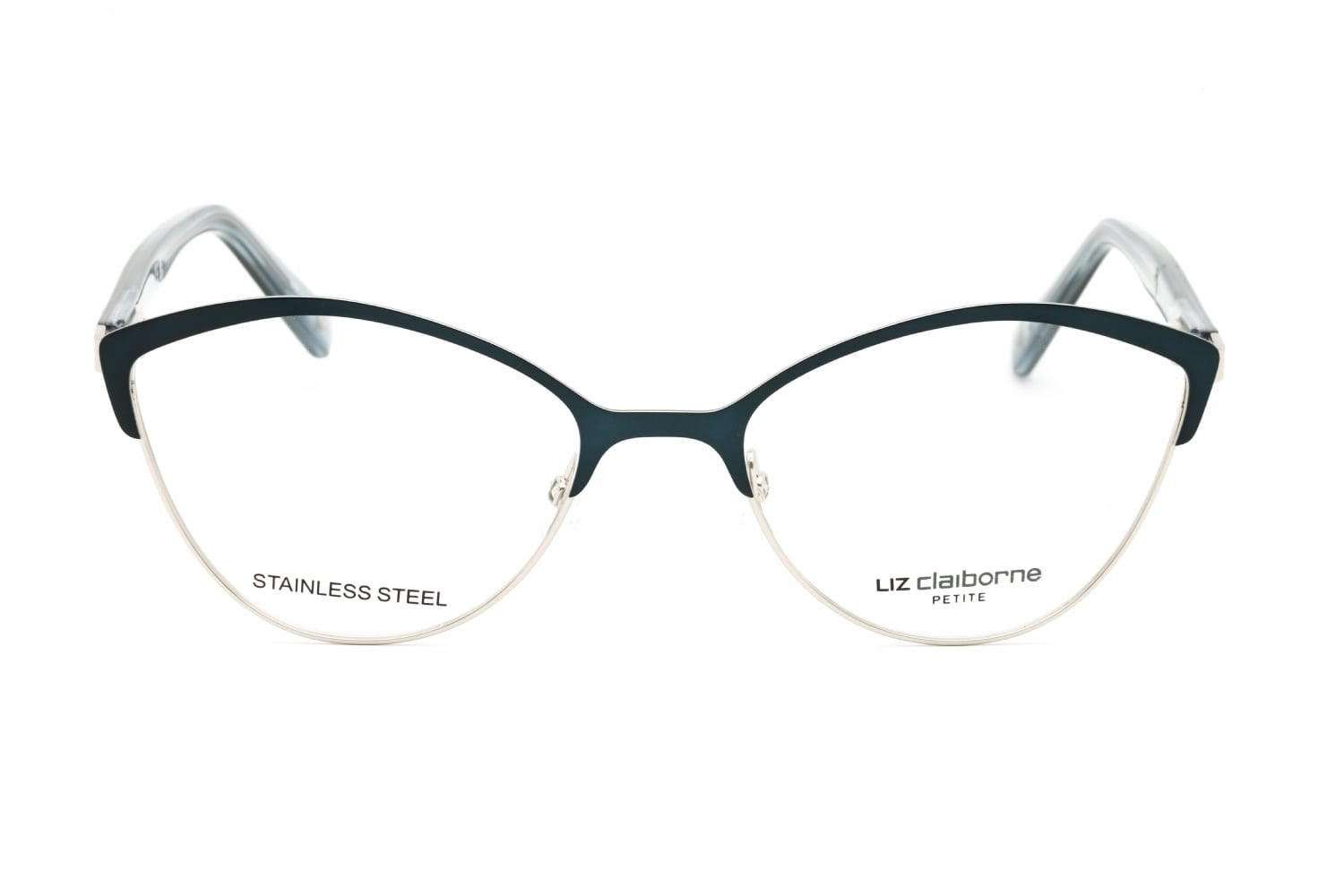 Liz Claiborne L 469 - Blue, Metal, Cat Eye frame