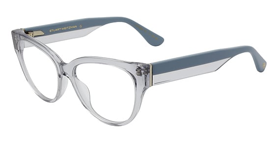 Stuart Weitzman WZN 1026/G - Grey Blue, Acetate, Cat Eye frame