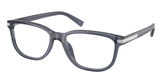 COACH HC6165U C2102 - Transparent Blue, Plastic, Oval frame