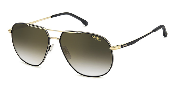 Carrera 363/S - Rhld6 Gold Blck, Stainless Steel, Aviator frame
