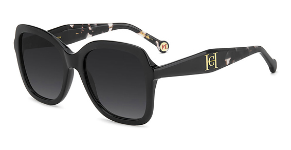 Carolina Herrera HER 0373/S - 8079o Black, Acetate, Rectangle frame