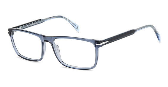 David Beckham DB 1135/US - Blue, Acetate, Rectangle frame