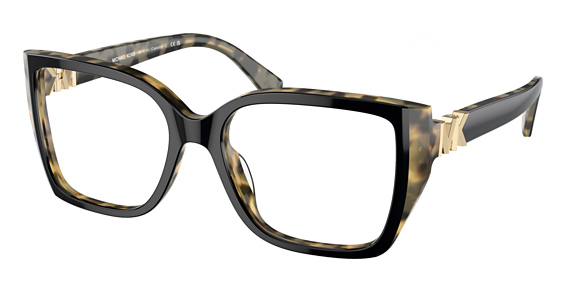 Michael Kors MK4115U CASTELLO - Black, Plastic, Rectangle frame