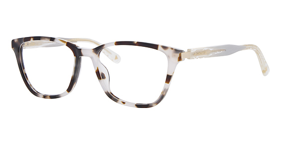 Liz Claiborne L 696 - Black White Havana, Acetate, Rectangle frame