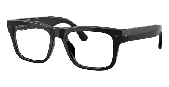 NUANCE AUDIO AW5005 SQUARE L - Black, Acetate, Mixed Shapes frame