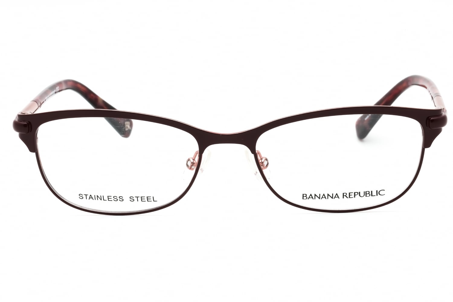 Banana Republic Serafina - Burgundy, Metal, Rectangle frame