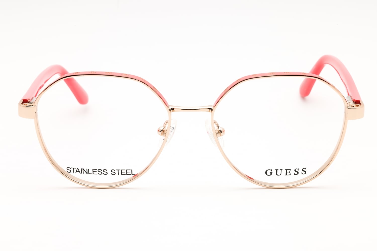 Guess GU50124 - Pink /other, Metal, Round frame