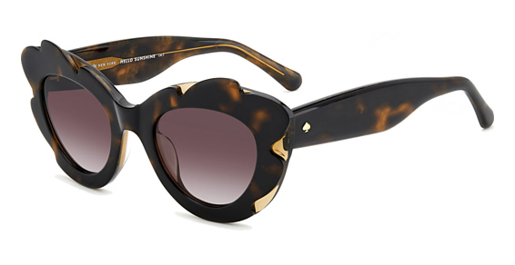 Kate Spade Ahmeira/G/S - Xlt3x Havanbeig, Acetate, Mixed Shapes frame