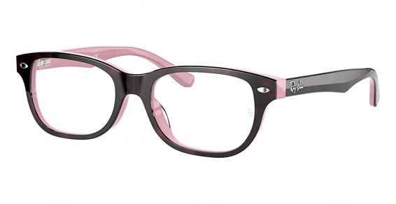 Ray-Ban RY1555F - Havana ON Opal Pink, Plastic, Oval frame