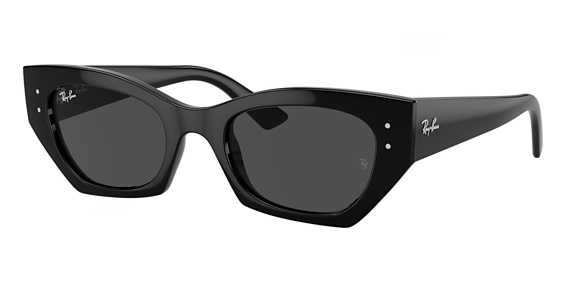 Ray-Ban RB4430 ZENA - Black, Acetate, Oval frame