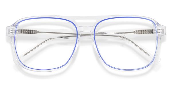 KITS Lir - Clear / Blue, Acetate, Aviator frame
