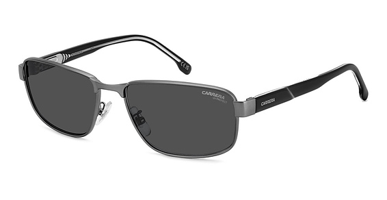 Carrera C Flex 09/G/S - R81ir Mt Ruthen, Stainless Steel, Rectangle frame