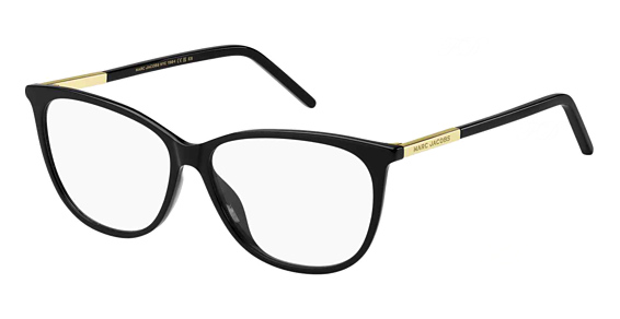 Marc Jacobs Marc 706 - Black, Acetate, Rectangle frame
