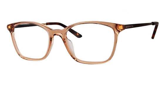 Liz Claiborne L 467 - Beige Crystal, Acetate, Cat Eye frame