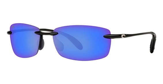 Costa Del Mar 6S9071 BALLAST - 11 Shiny Black, Acetate, Rimless frame