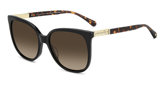 Kate Spade KS Kaysie 2/G/S - 807ha Black, Acetate, Rectangle frame