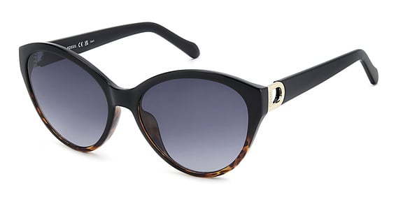 Fossil FOS 2146/G/S - W4a9o Bk Shd Hv, Acetate, Cat Eye frame