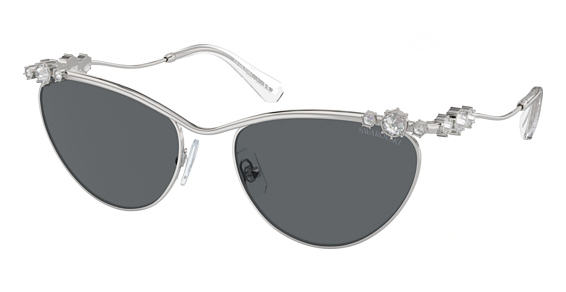 Swarovski SK7017 - Silver, Metal, Oval frame