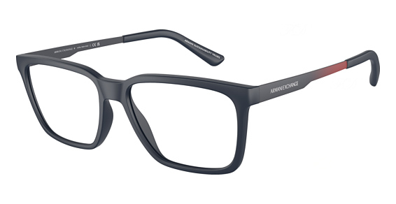 Armani Exchange AX3103 - Matte Blue, Acetate, Rectangle frame