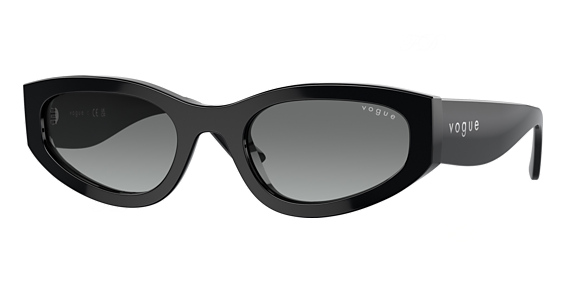 Vogue VO5585S - Black, Plastic, Oval frame