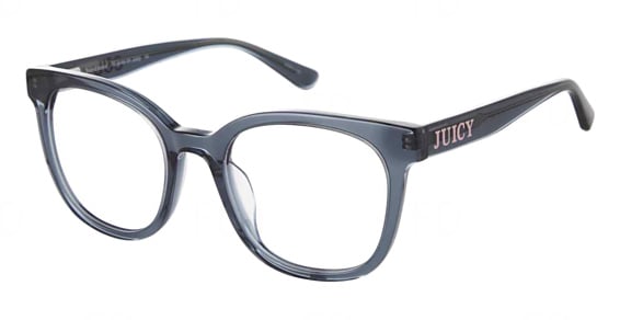 Juicy Couture JU 321 - Grey Blue, Acetate, Rectangle frame