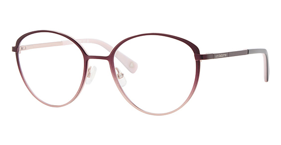 Liz Claiborne L 486 - Shaded Violet, Stainless Steel, Oval frame