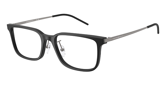 Emporio Armani EA3275D - Matte Black, Plastic, Rectangle frame