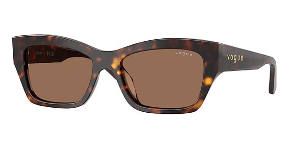 Vogue VO5658SU - Dark Havana, Plastic, Cat Eye frame