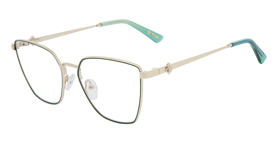 KURT GEIGER Kgl5026/G - Teal Gold, Stainless Steel, Geometric frame