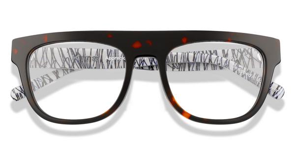 KITS Williams Primo Lift-off™ - Havana/Scribbles, Acetate, Flat-Top frame