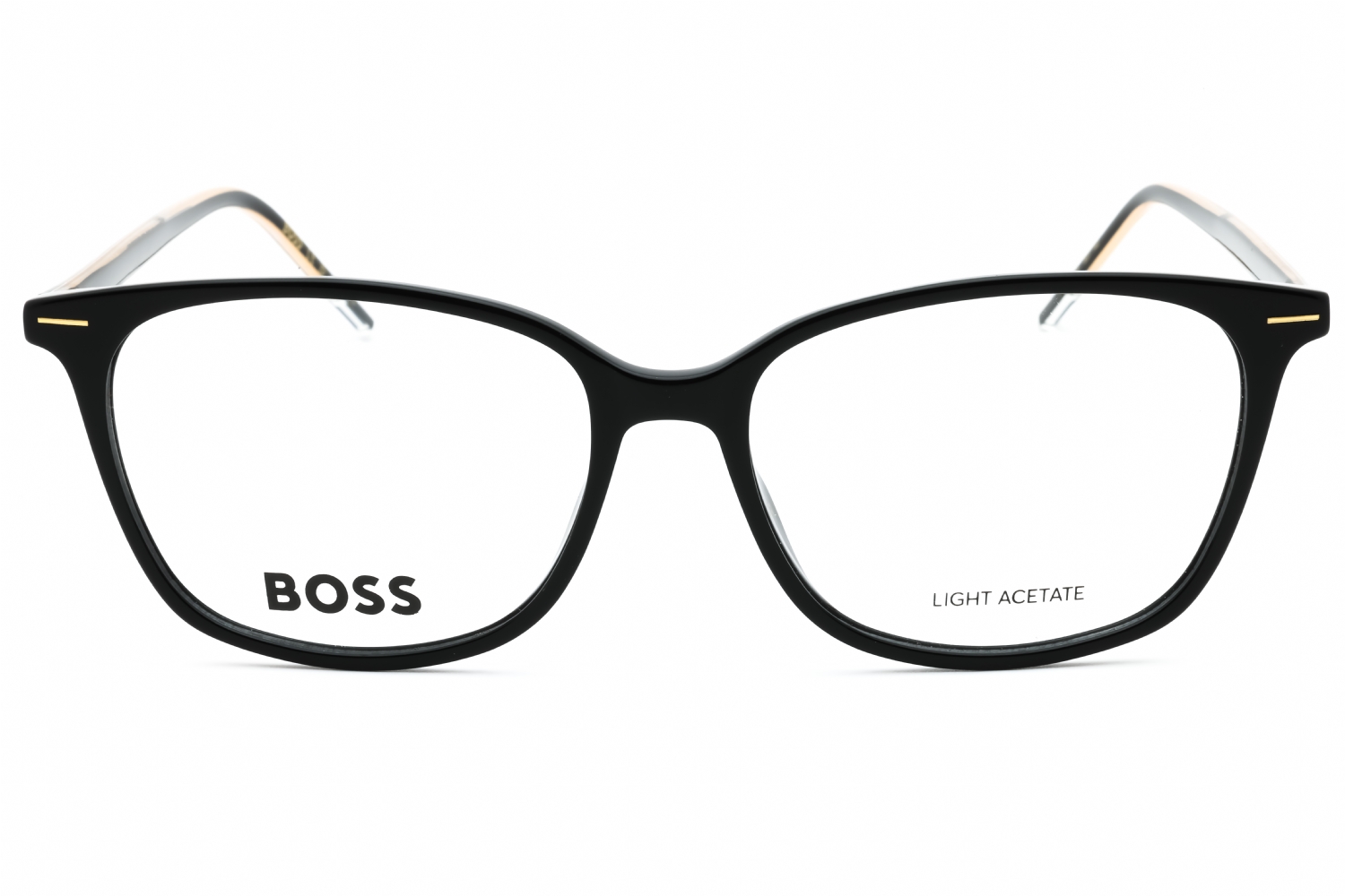 Hugo Boss BOSS 1526 - Black, Plastic, Rectangle frame