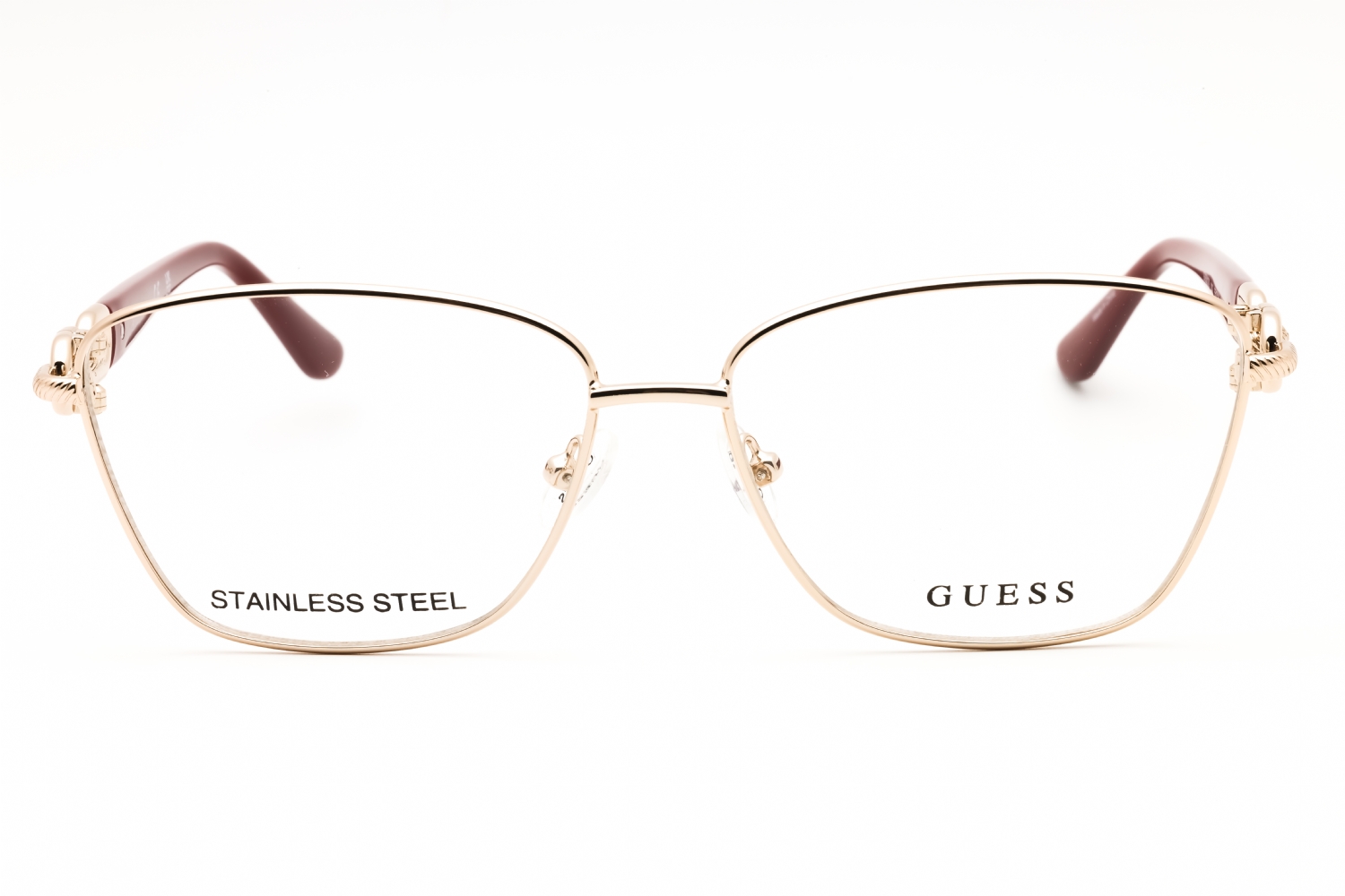 Guess GU50179 - Pale Gold, Metal, Rectangle frame