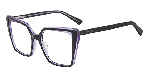 KURT GEIGER Kgl5004/G - Black, Acetate, Rectangle frame