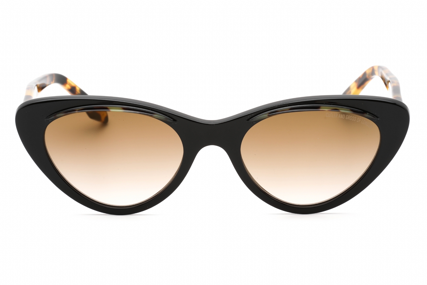 Cutler and Gross CG1321S - Black/yellow, Acetate, Cat Eye frame