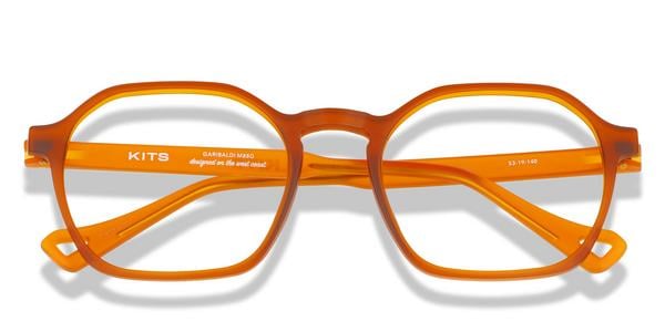 KITS Garibaldi - Matte Orange, Eco-Friendly, Geometric frame