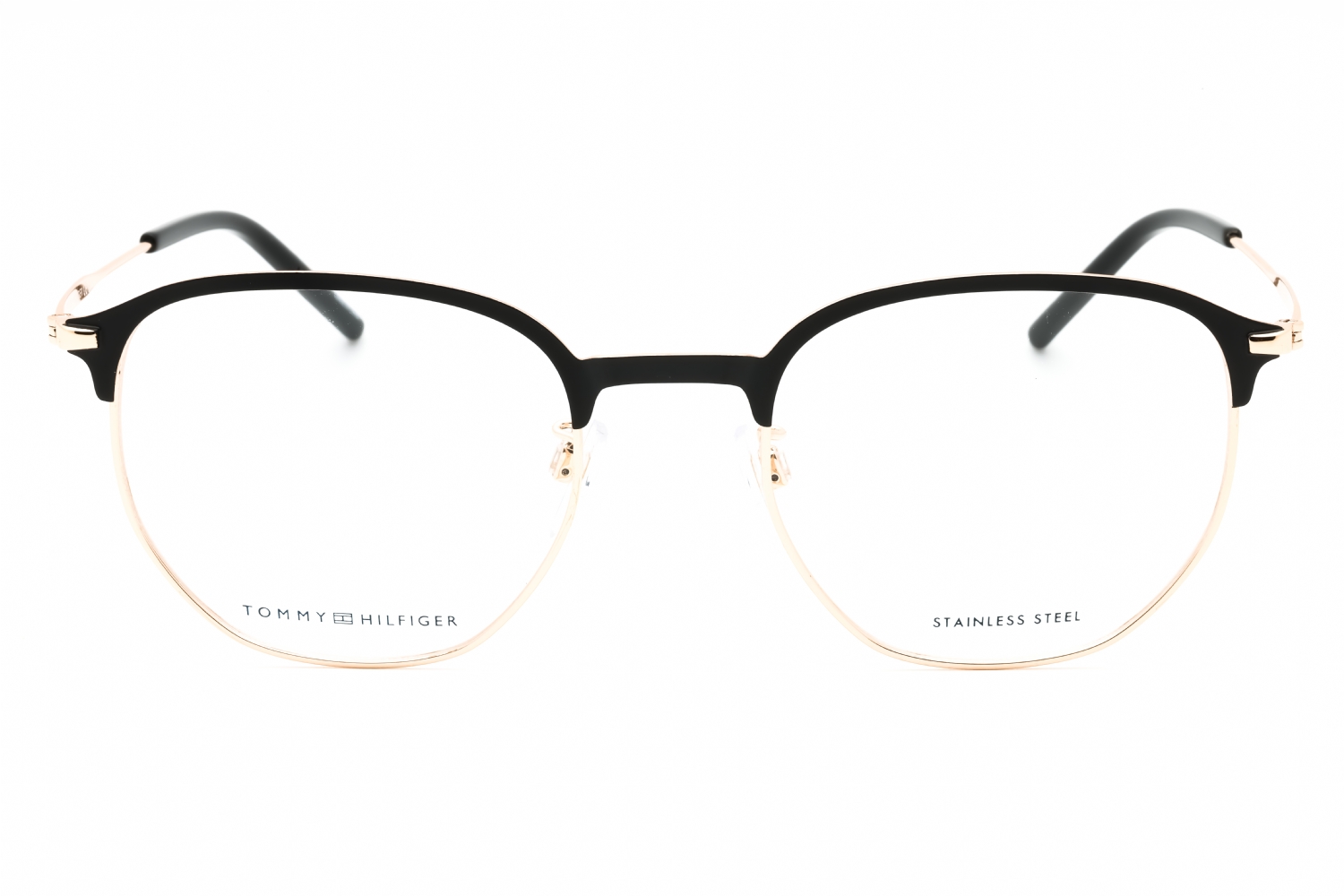 Tommy Hilfiger TH 2063/F - MT BK GD, Metal, Round frame