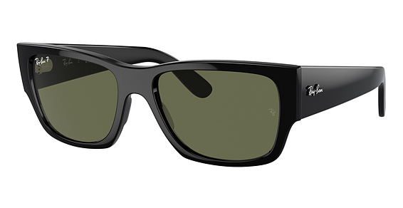 Ray-Ban RB0947S CARLOS - Black, Acetate, Rectangle frame