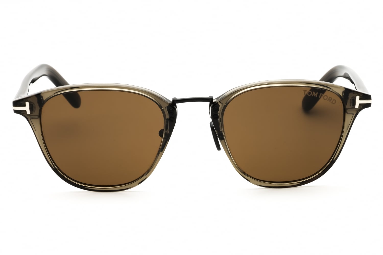 Tom Ford FT1049-D - Shiny Grey, Acetate, Round frame