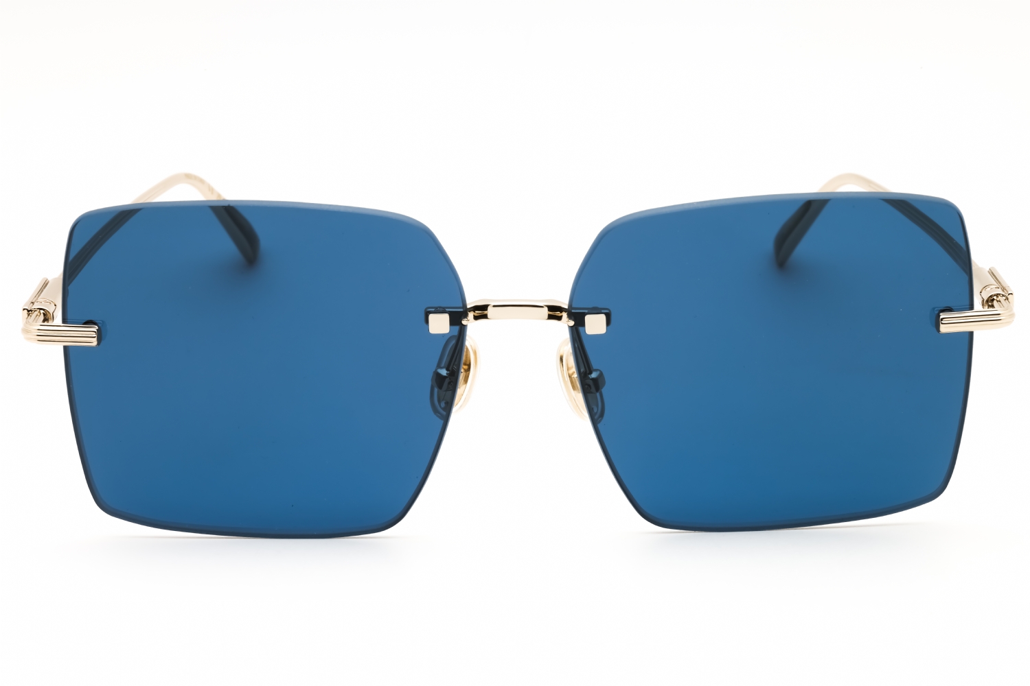 Salvatore Ferragamo SF311S - Gold, Metal, Rimless frame