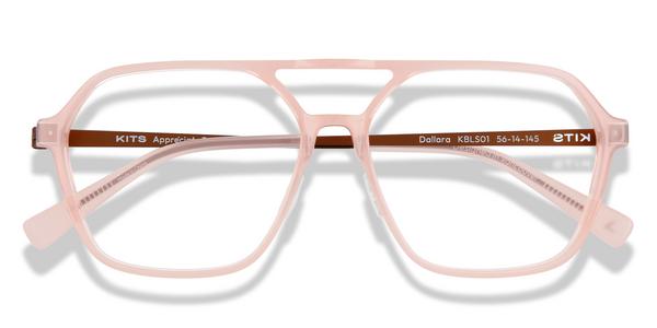 KITS Dallara - Blush, Mixed Materials, Aviator frame