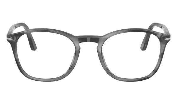 Persol PO3007V - Striped Grey, Acetate, Rectangle frame