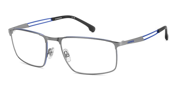 Carrera 8925/US - Mt Ruthen, Stainless Steel, Rectangle frame