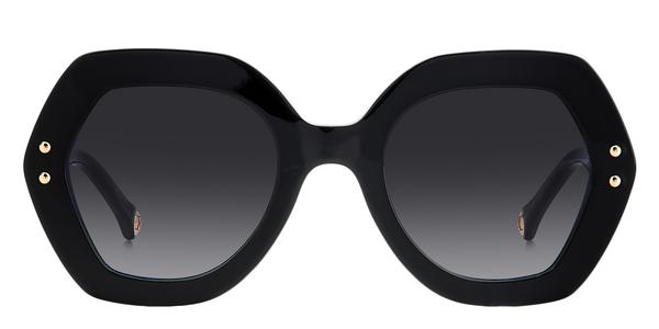 Carolina Herrera HER 0126/S - Black Havana, Plastic, Geometric frame